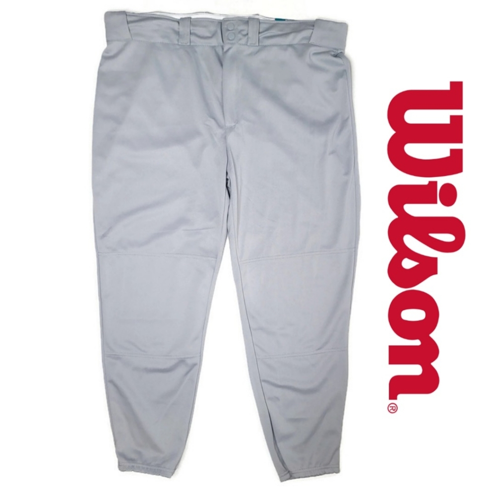 Wilson NWT A4376 blue grey XXL full length men's baseball pants.